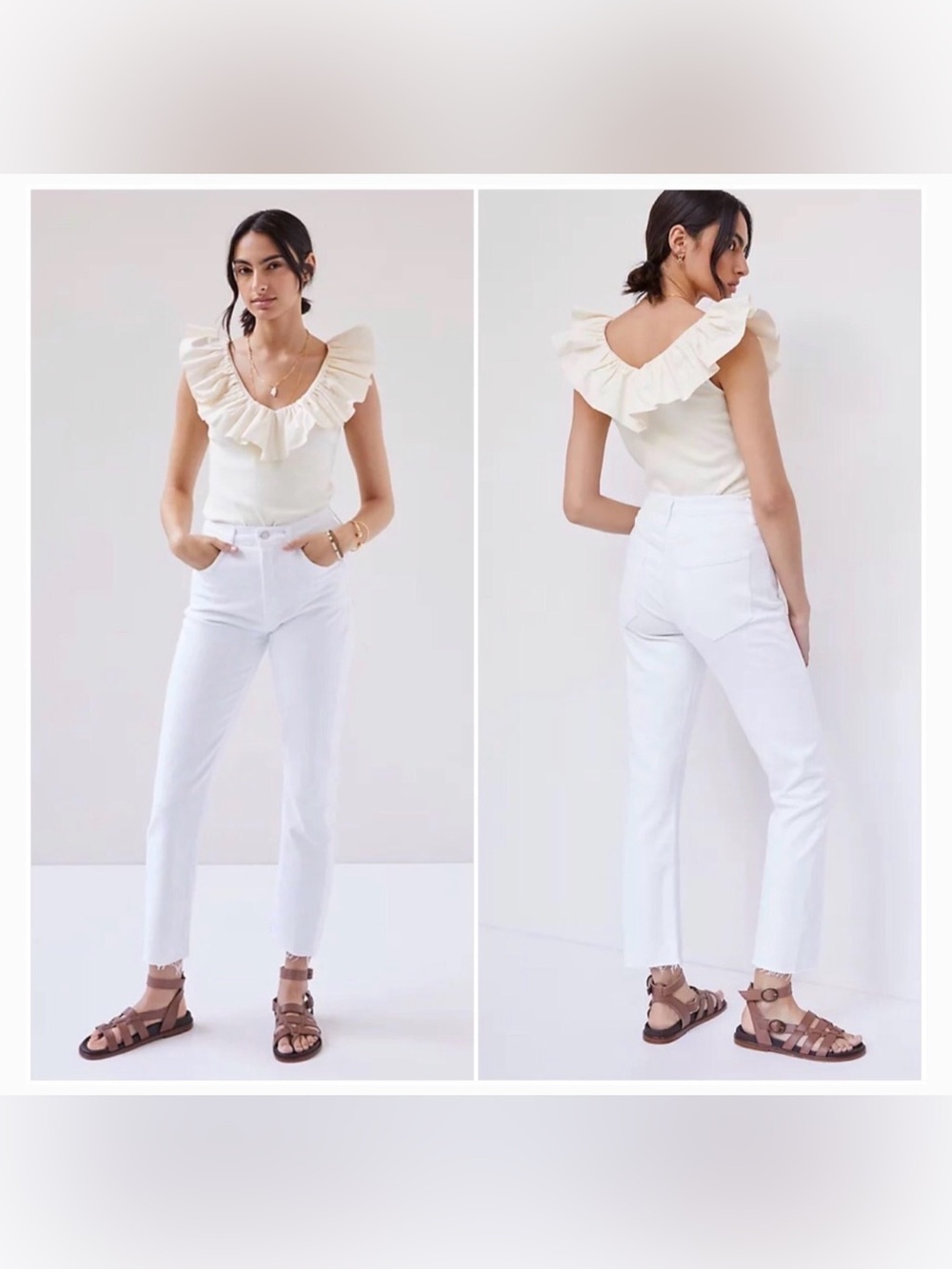 AGOLDE Riley High Rise Straight Jeans in Blurred - Picture 9 of 15